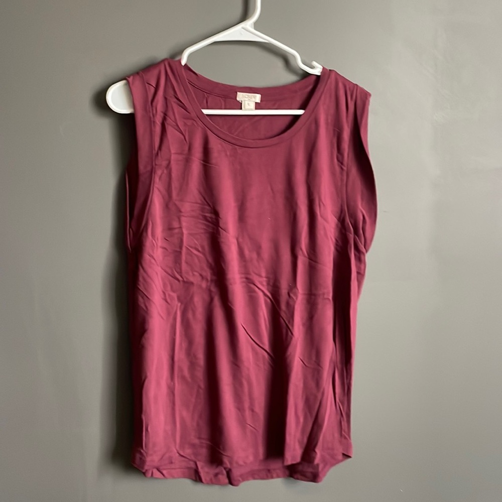 j crew crimson tank